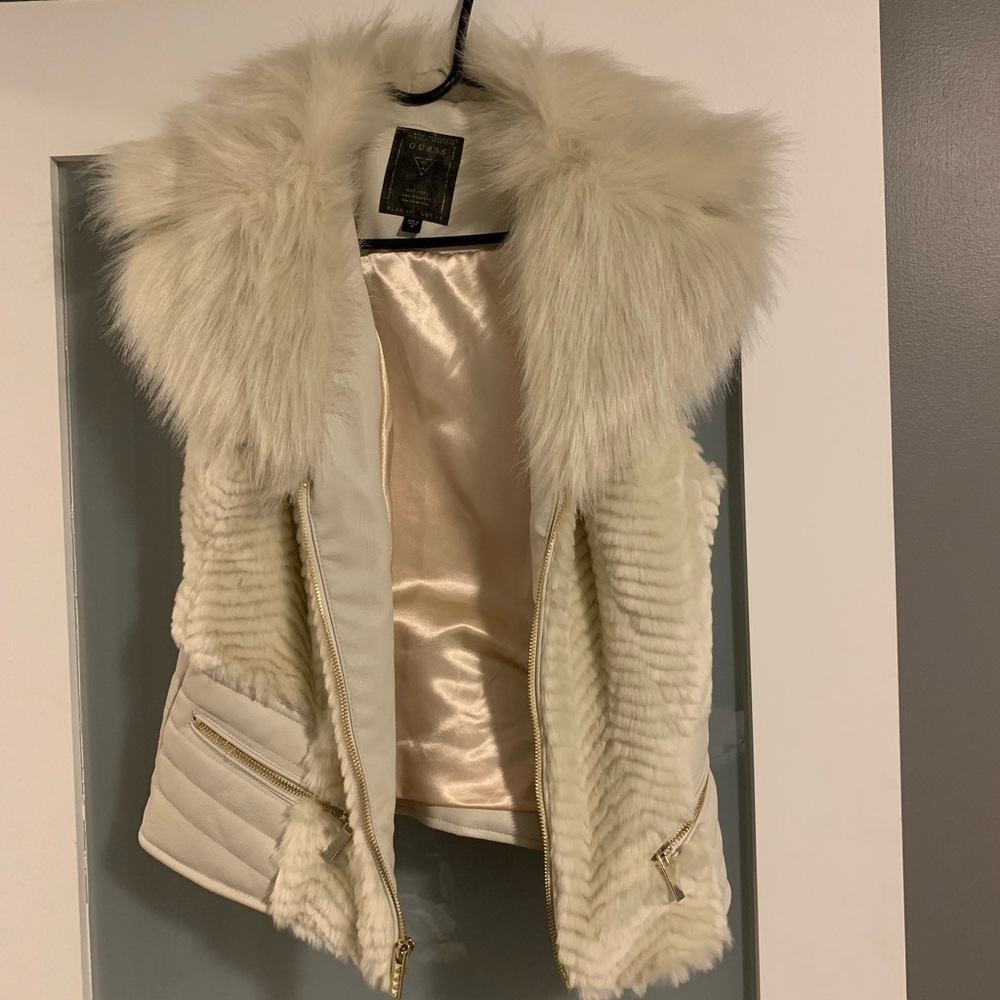 Faux fur vest
